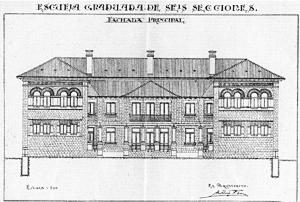 Modelo de escuela de 6 grados