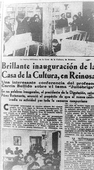 Recorte prensa del diario "Alerta"