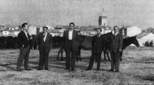 Feria de San Mateo 1956. Foto cedida por D. Valentín González