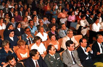 Gala de las Justas Literarias de 1981 en el Teatro Principal