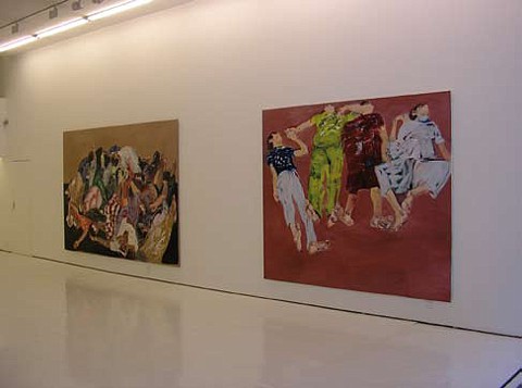Vista de la exposición tumba de sueño, 2009. Galería Guillermina Caicoya, Oviedo.