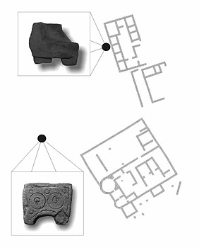 Fig. 5 Localización de los hallazgos de las cajitas celtibéricas