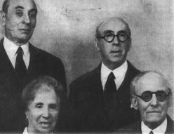 Elisa, Ramón, Rodrigo y Alberto Sánchez Díaz