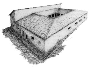 Reconstrucción  ideal de la casa de Los Morillos