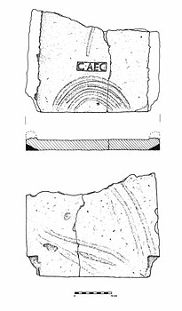 Fig. 7 Tégula (según R. Bolado del Castillo)