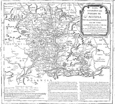 Mapa geográfico del Partido de Reynosa. 1785.