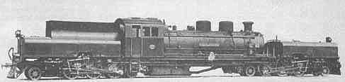 Fig. 8. Locomotora Garrat nº 80 (Hanomag). (Foto Gavin Hamilton Garrat Locomotive Web site).