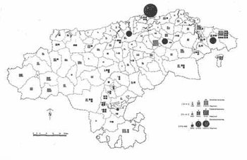 Distribución de fábricas en Cantabria por tamaño en empleo.
