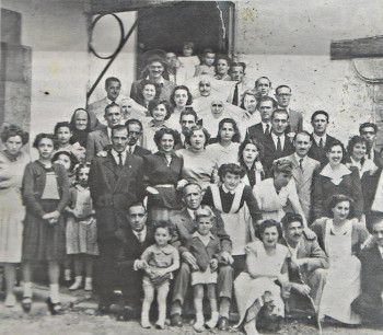 Visiata a la Casa de la Caridad en 1954.