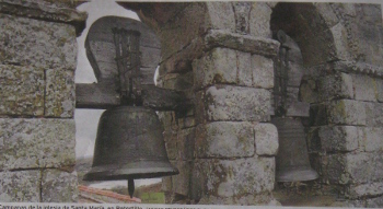 Campanas de la iglesia de Santa María en Retortillo. Museo Etnográfico El Pajar